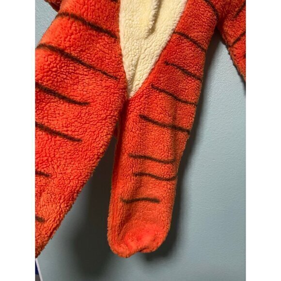 Vintage The Disney Store Kids Childrens Tigger 4-6T Orange Full Body Costume Zip - Picture 4 of 10